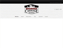 Tablet Screenshot of mycharlestoncarriage.com